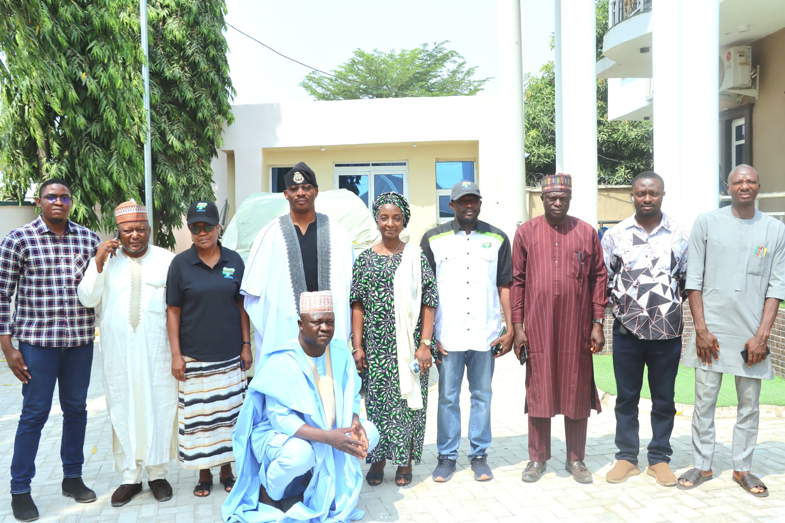 ACReSAL Team Pays Courtesy Visit to Etsu of Kwali