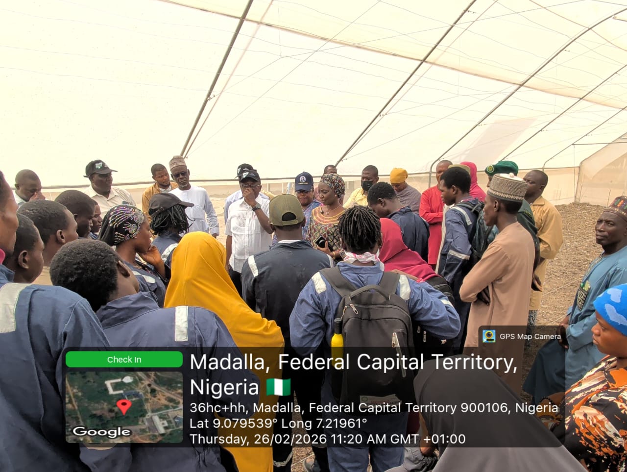 FCT ACReSAL Project trains Students on Green House farming 